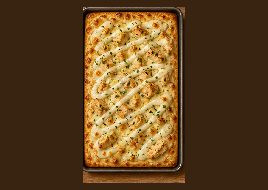 Chicken Bechamel Pizza